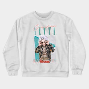 Grandma Yetta - 90s Style Fan Design Crewneck Sweatshirt